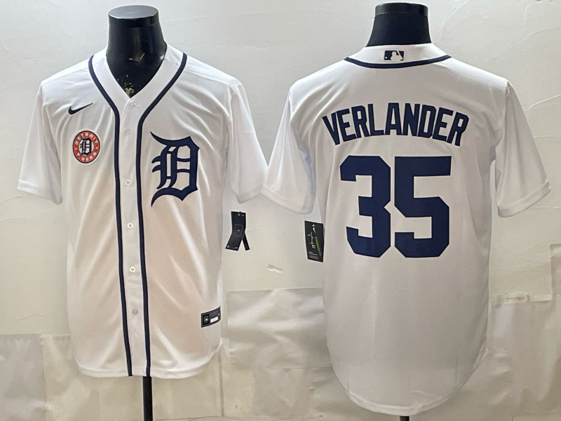 Men 2026 Detroit Tigers #35 Verlander white Game Nike MLB Jersey 004->detroit tigers->MLB Jersey